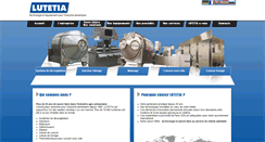 Desktop Screenshot of lutetia.fr
