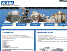 Tablet Screenshot of lutetia.fr